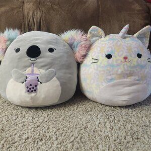 Squishmallows Official Kellytoy 14 Inch Soft Plush Squishy Toy Animals cat koala